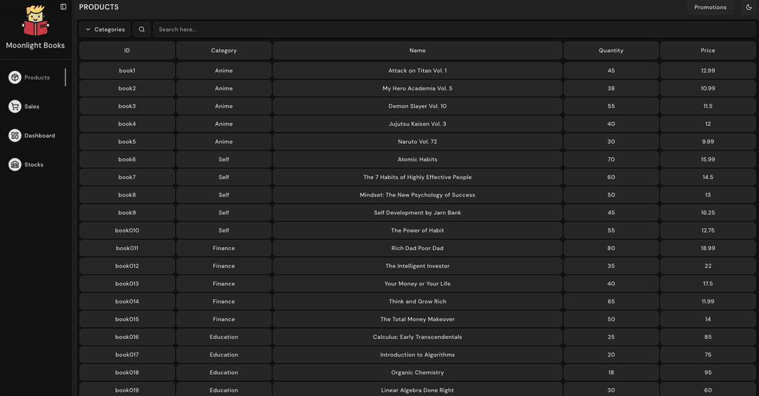 POS System (Frontend, In Progress)